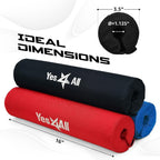 Yes4All Ergonomic Foam Bar Pad, Olympic Barbell Squat & Neck Pad for Squats, Hip Thrusts & Weight Lifting Bar